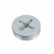 American Imaginations Round Grey Closure Plug in Stainless Steel AI-37493